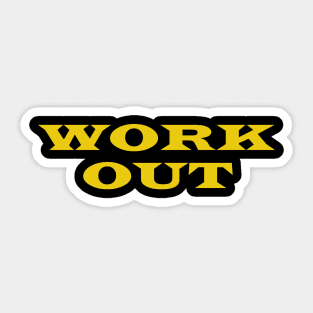 workout Sticker